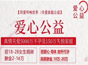 文成捐卵助孕生子 爱心志愿者招募